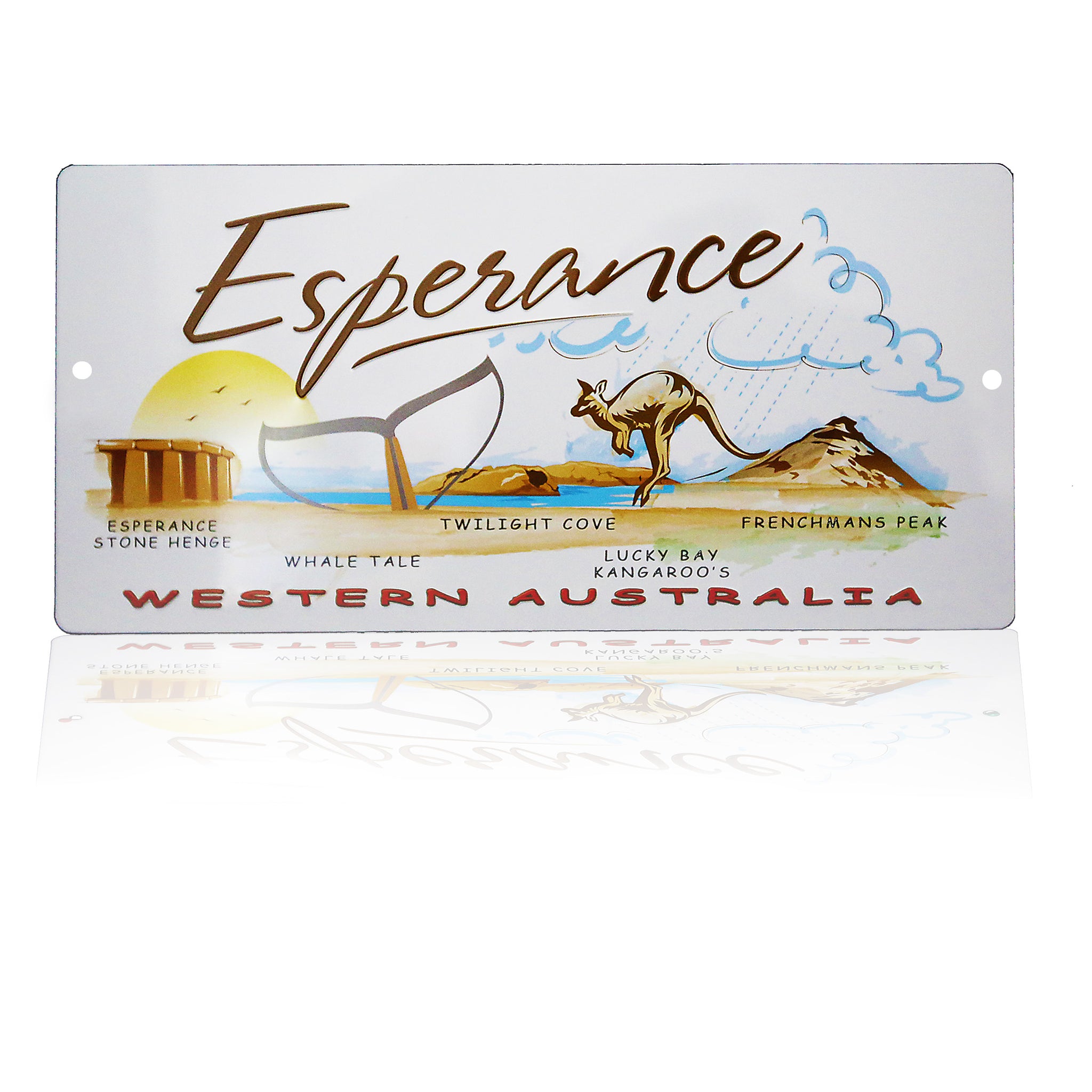 Souvenir Number Plate Esperance